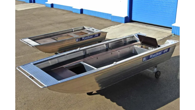 Алюминиевая лодка Wyatboat-490 Jonboat, фото: 14