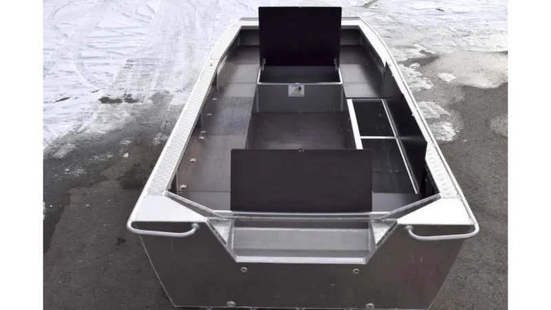 Алюминиевая лодка Wyatboat-490 Jonboat, фото: 12