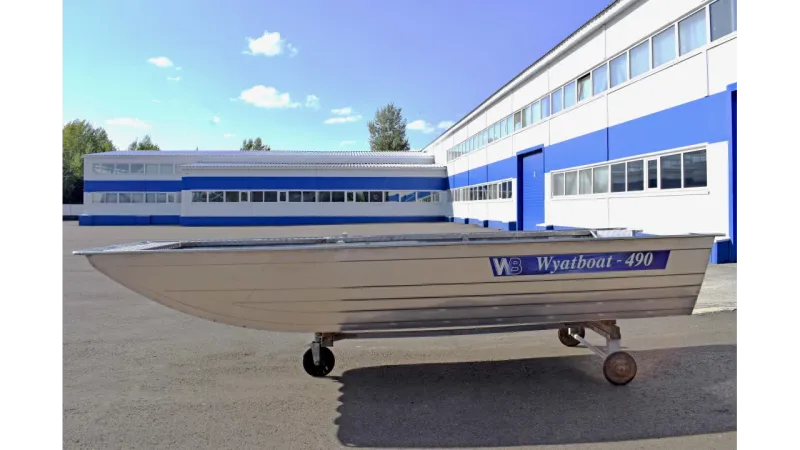 Алюминиевая лодка Wyatboat-490 Jonboat, фото: 4