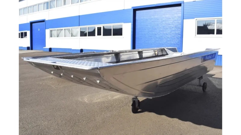 Алюминиевая лодка Wyatboat-490 Jonboat, фото: 3