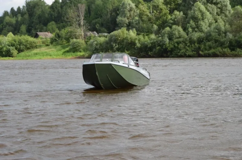 Алюминиевая лодка Неман 500 DC водомёт, фото: 20