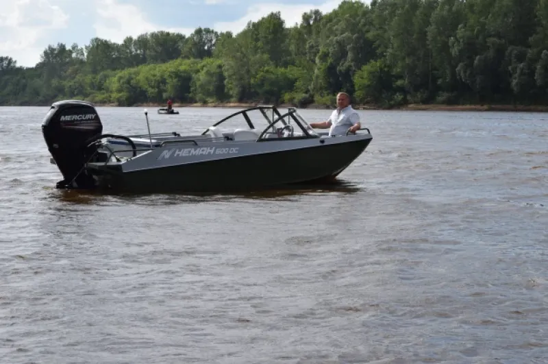 Алюминиевая лодка Неман 500 DC водомёт, фото: 19