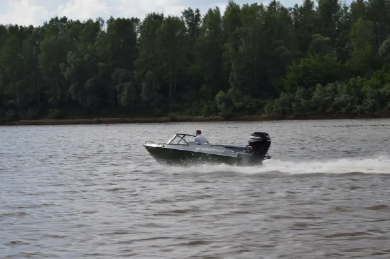 Алюминиевая лодка Неман 500 DC водомёт, фото: 15