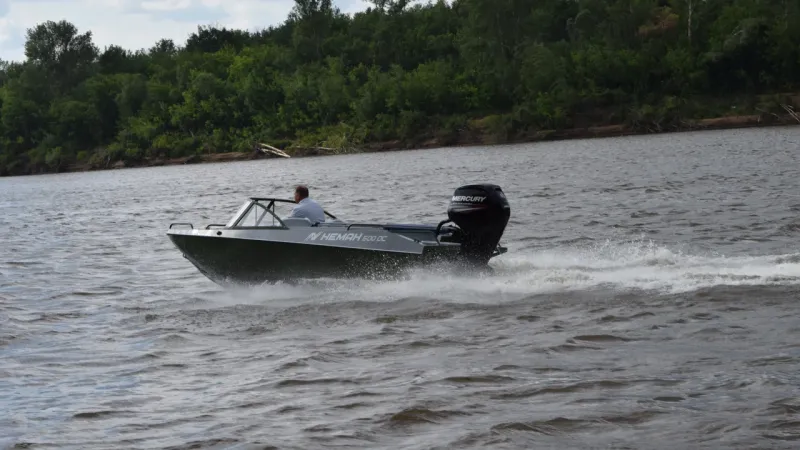 Алюминиевая лодка Неман 500 DC водомёт, фото: 9