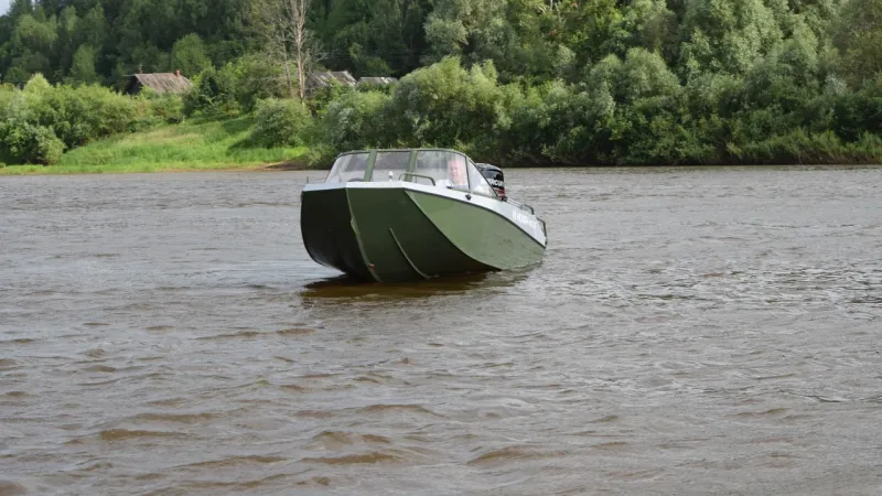 Алюминиевая лодка Неман 500 DC водомёт, фото: 7