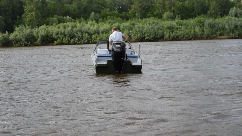 Алюминиевая лодка Неман 500 DC водомёт, фото: 5