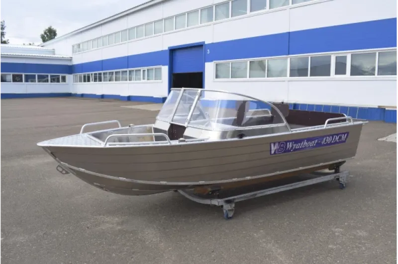 Алюминиевая лодка Wyatboat-430T DCM Трансформер, фото: 12