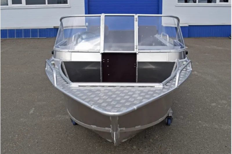 Алюминиевая лодка Wyatboat-430T DCM Трансформер, фото: 11