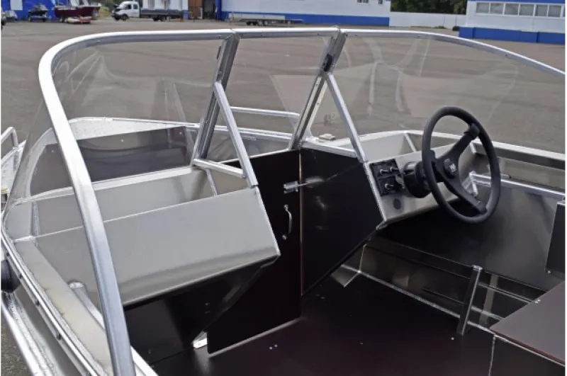 Алюминиевая лодка Wyatboat-430T DCM Трансформер, фото: 10