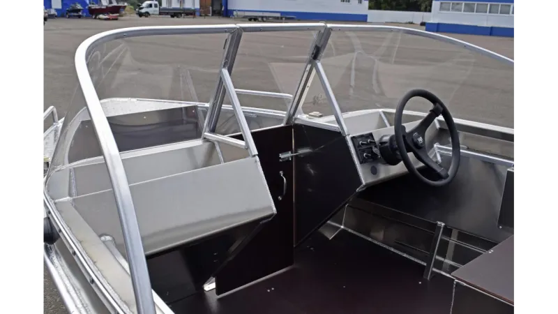 Алюминиевая лодка Wyatboat-430T DCM Трансформер, фото: 4