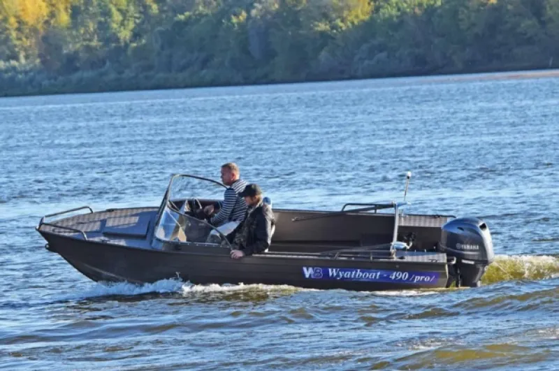 Алюминиевая лодка Wyatboat-490 T Pro, фото: 19