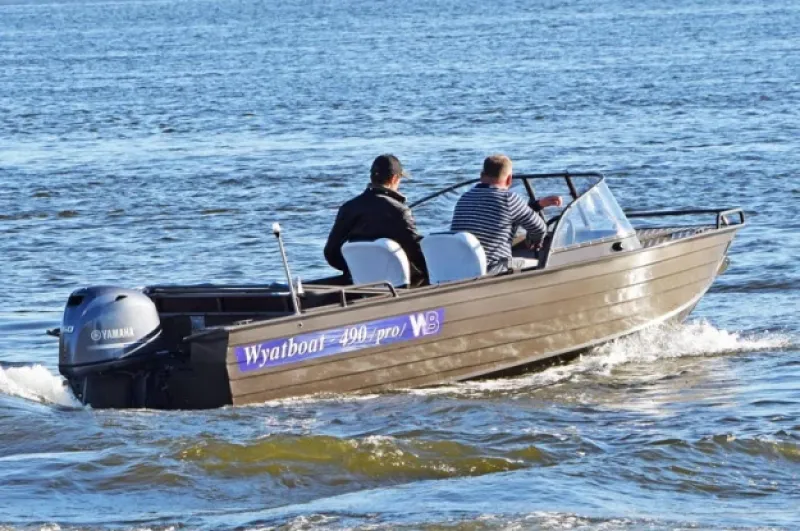 Алюминиевая лодка Wyatboat-490 T Pro, фото: 18