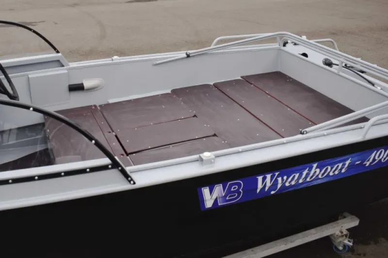 Алюминиевая лодка Wyatboat-490 T Pro, фото: 15