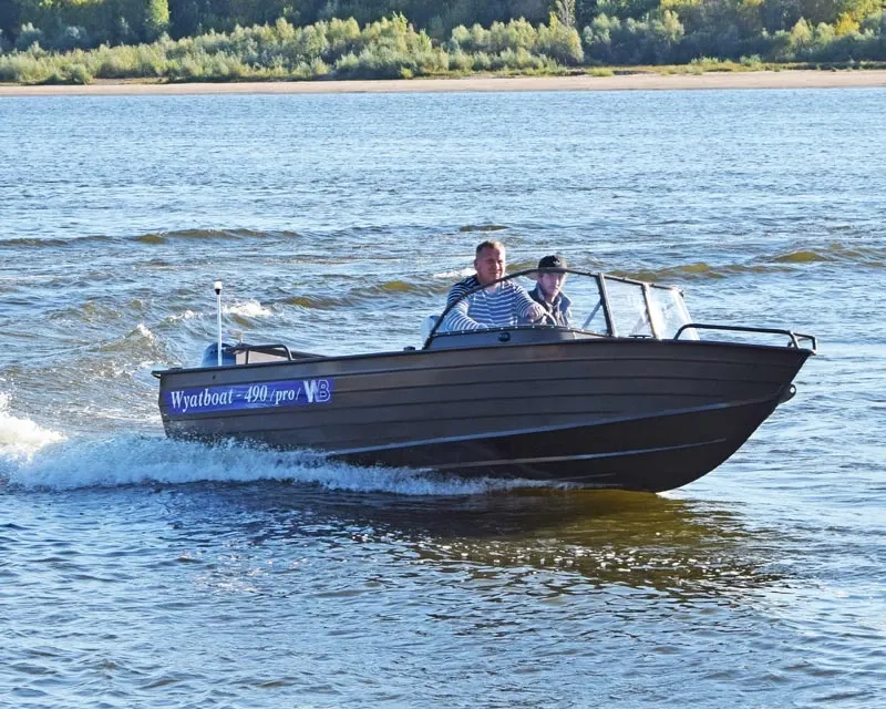 Алюминиевая лодка Wyatboat-490 T Pro, фото: 10
