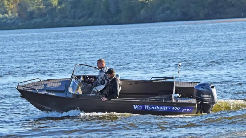 Алюминиевая лодка Wyatboat-490 T Pro, фото: 9