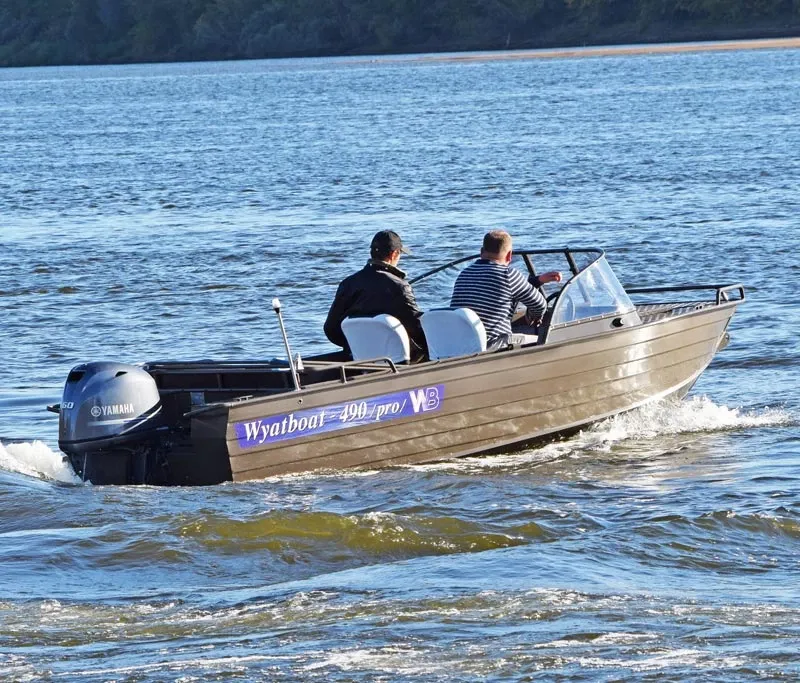 Алюминиевая лодка Wyatboat-490 T Pro, фото: 8