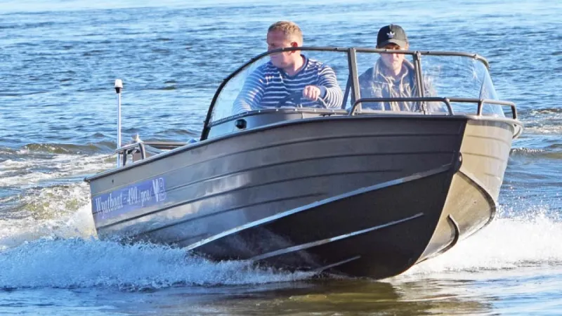 Алюминиевая лодка Wyatboat-490 T Pro, фото: 7