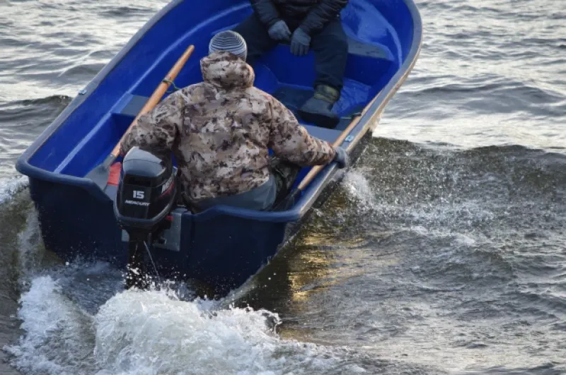 Стеклопластиковая лодка Neman-340 (тримаран), фото: 20