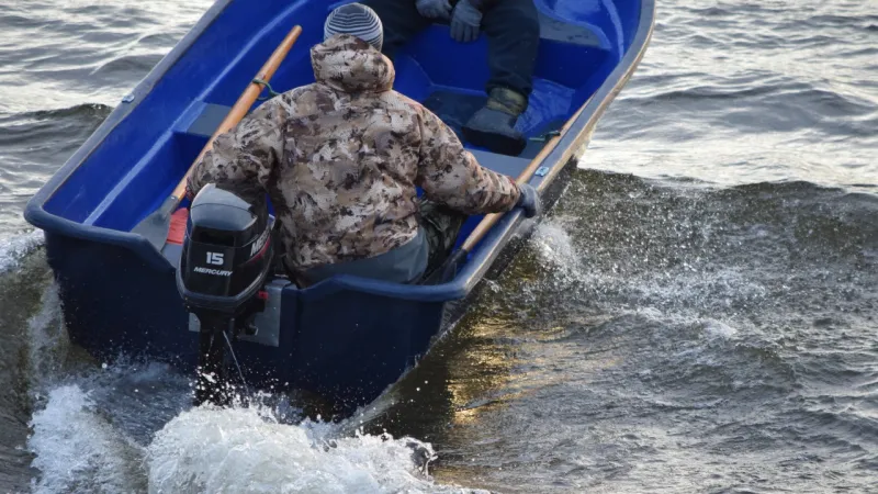 Стеклопластиковая лодка Neman-340 (тримаран), фото: 9