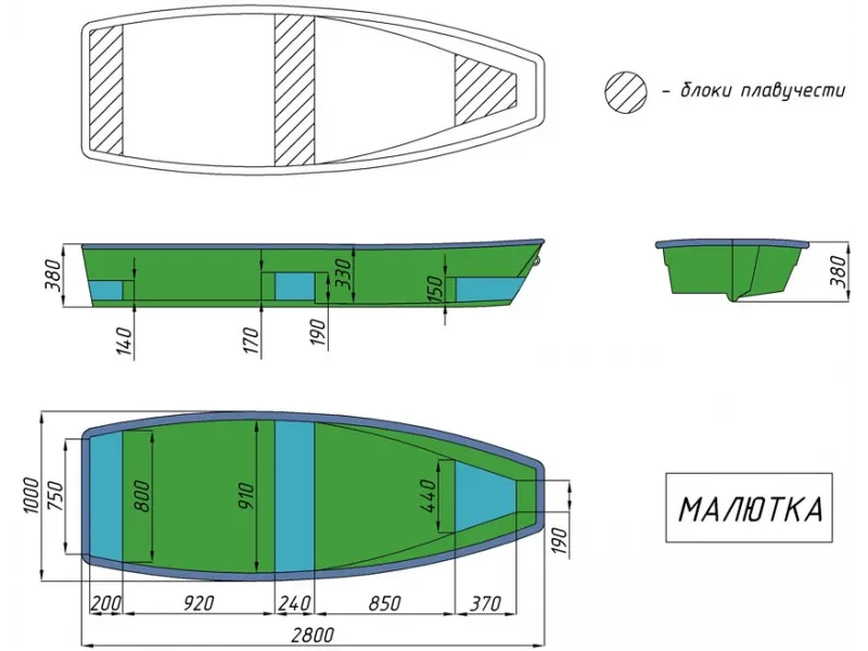 Моторная лодка Малютка, фото: 18