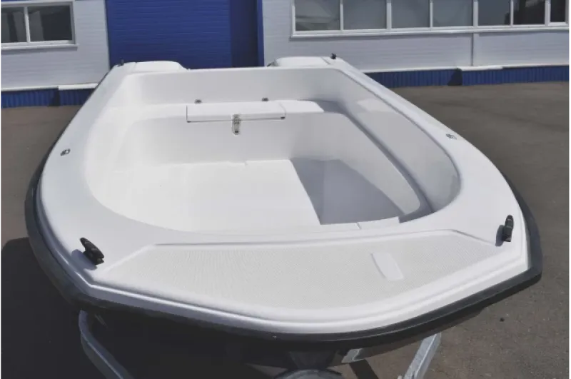 Стеклопластиковая лодка Wyatboat 430 тримаран, фото: 13