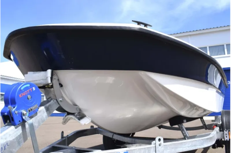 Стеклопластиковая лодка Wyatboat 430 тримаран, фото: 12
