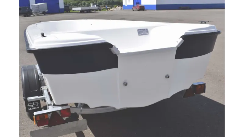 Стеклопластиковая лодка Wyatboat 430 тримаран, фото: 3