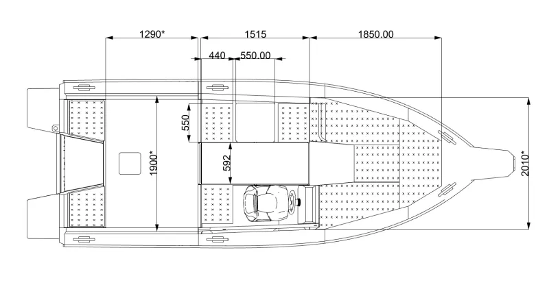 Катер KRASBOAT 670 HARDTOP, фото: 3