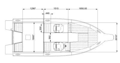 Каютный катер KRASBOAT 670 HARDTOP обложка