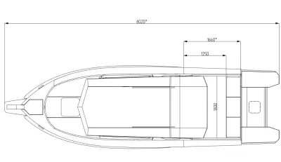 Каютный катер KRASBOAT 760 long restyling обложка