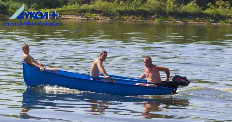 Пластиковая лодка Омуль, фото: 4