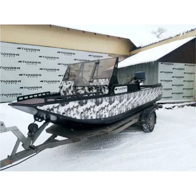 Каютный катер Tundra boats 400 с консолью обложка