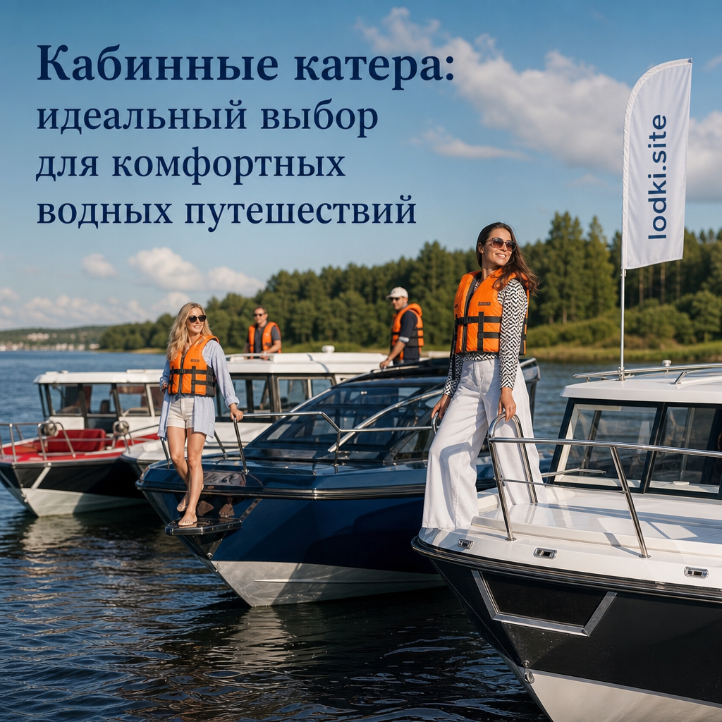 Кабинные катера: идеальный выбор для комфортных водных путешествий