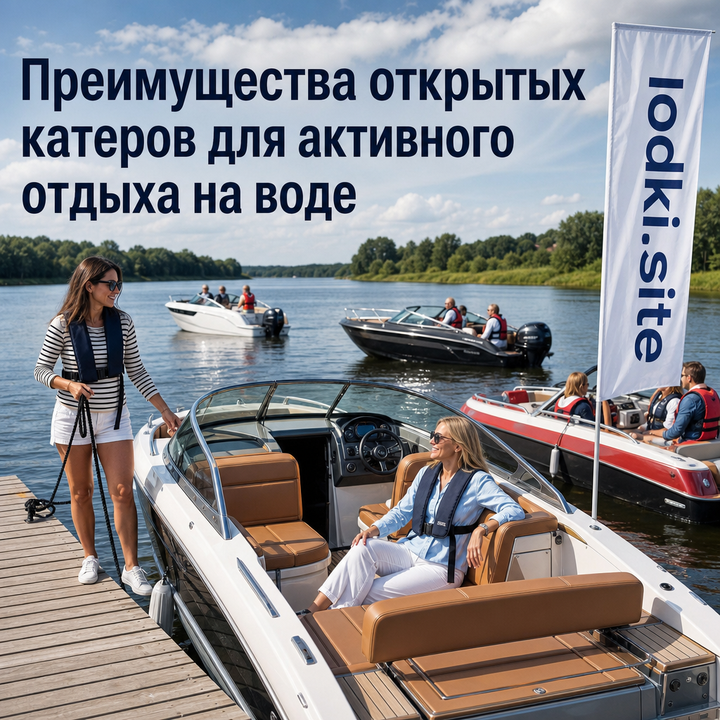 Преимущества открытых катеров для активного отдыха на воде