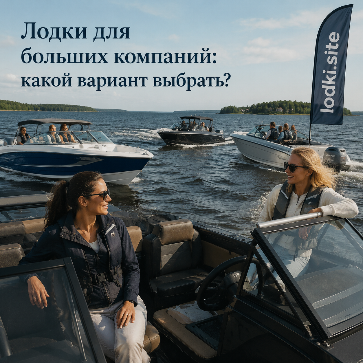 Лодки для больших компаний: какой вариант выбрать?