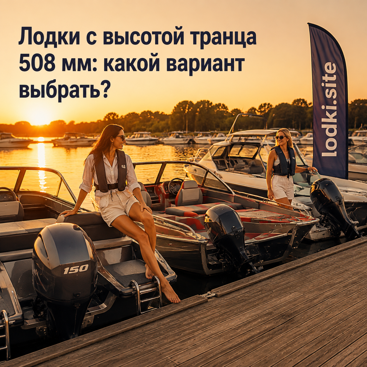 Лодки с высотой транца 508 мм: какой вариант выбрать?