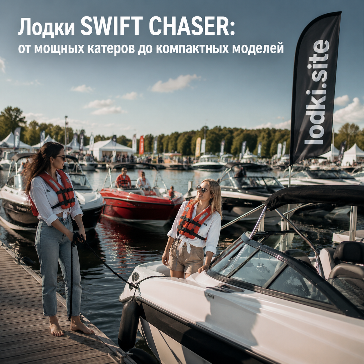 Лодки SWIFT CHASER: от мощных катеров до компактных моделей