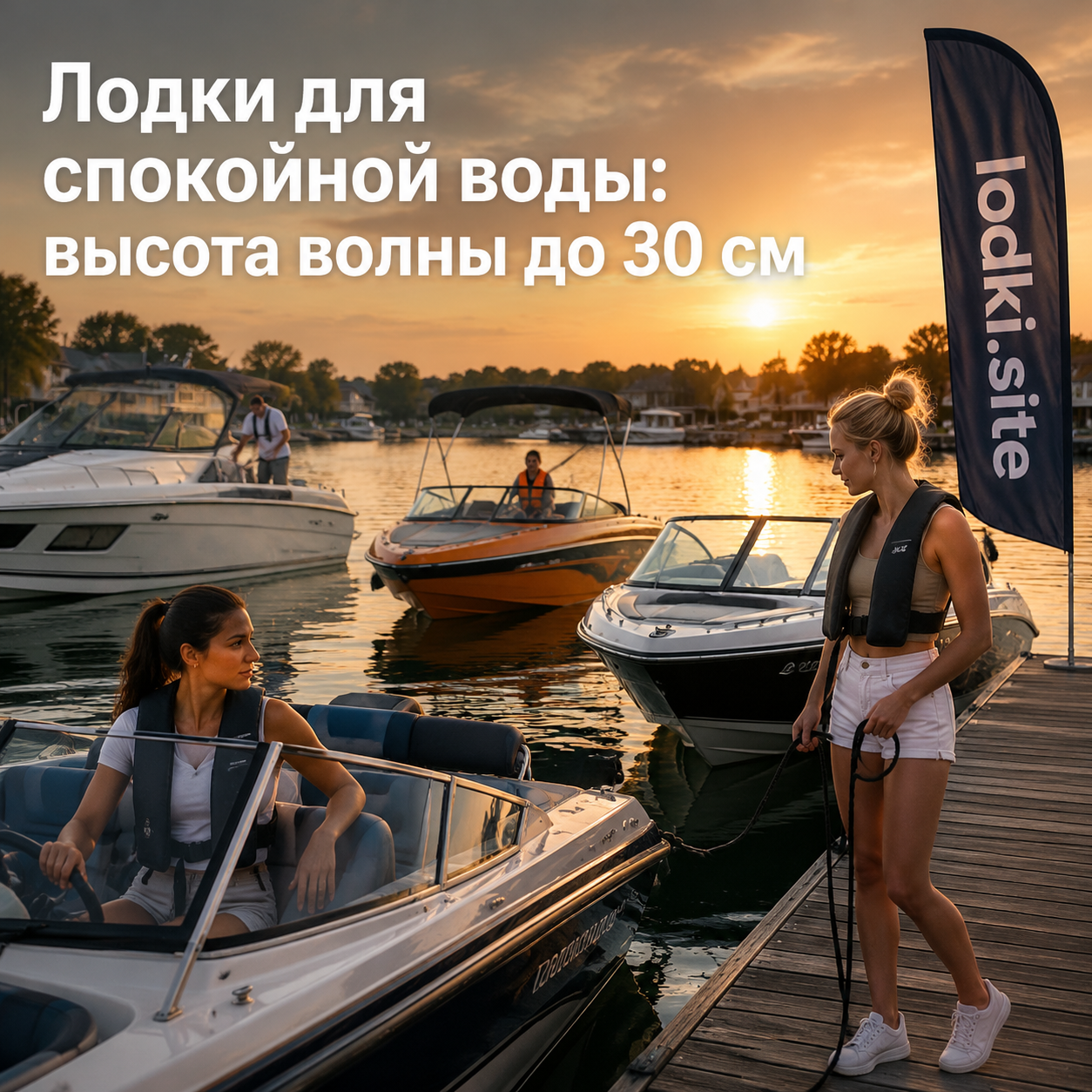 Лодки для спокойной воды: высота волны до 30 см