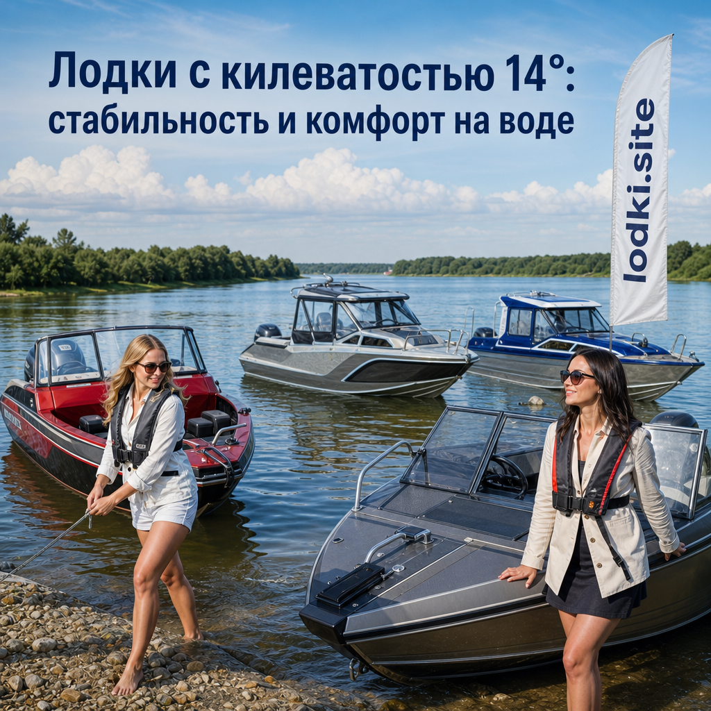 Лодки с килеватостью 14°: стабильность и комфорт на воде