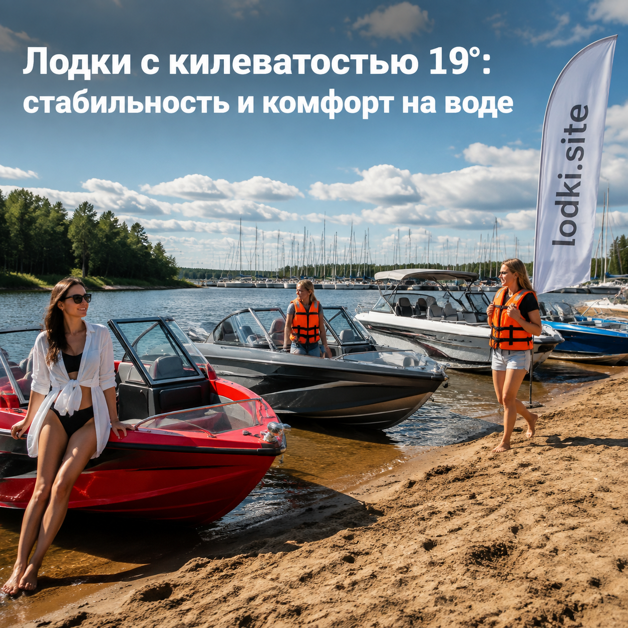 Лодки с килеватостью 19°: стабильность и комфорт на воде