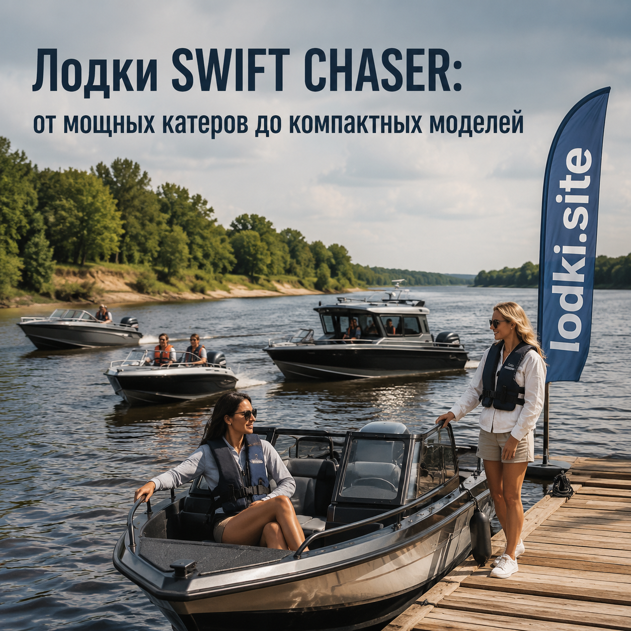 Лодки SWIFT CHASER: от мощных катеров до компактных моделей