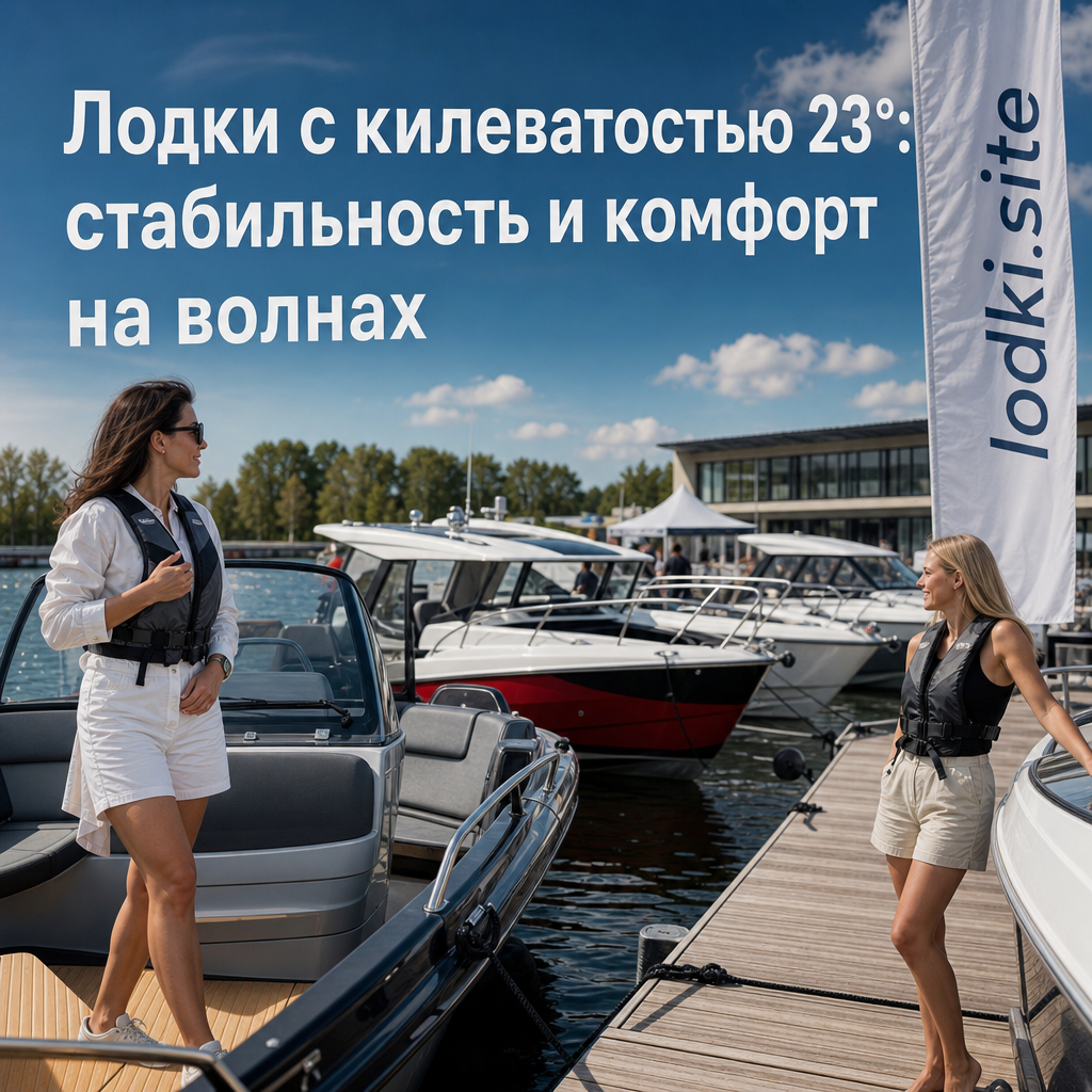 Лодки с килеватостью 23°: стабильность и комфорт на волнах
