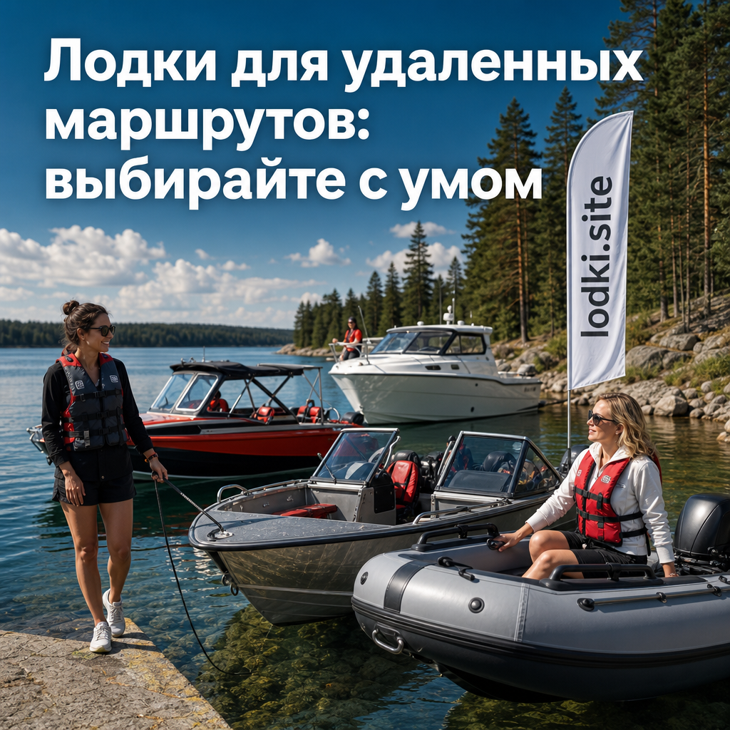 Лодки для удаленных маршрутов: выбирайте с умом