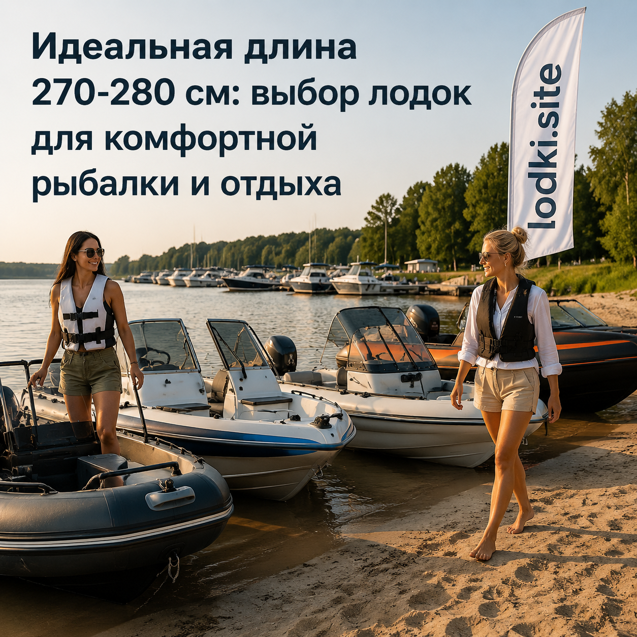 Идеальная длина 270-280 см: выбор лодок для комфортной рыбалки и отдыха