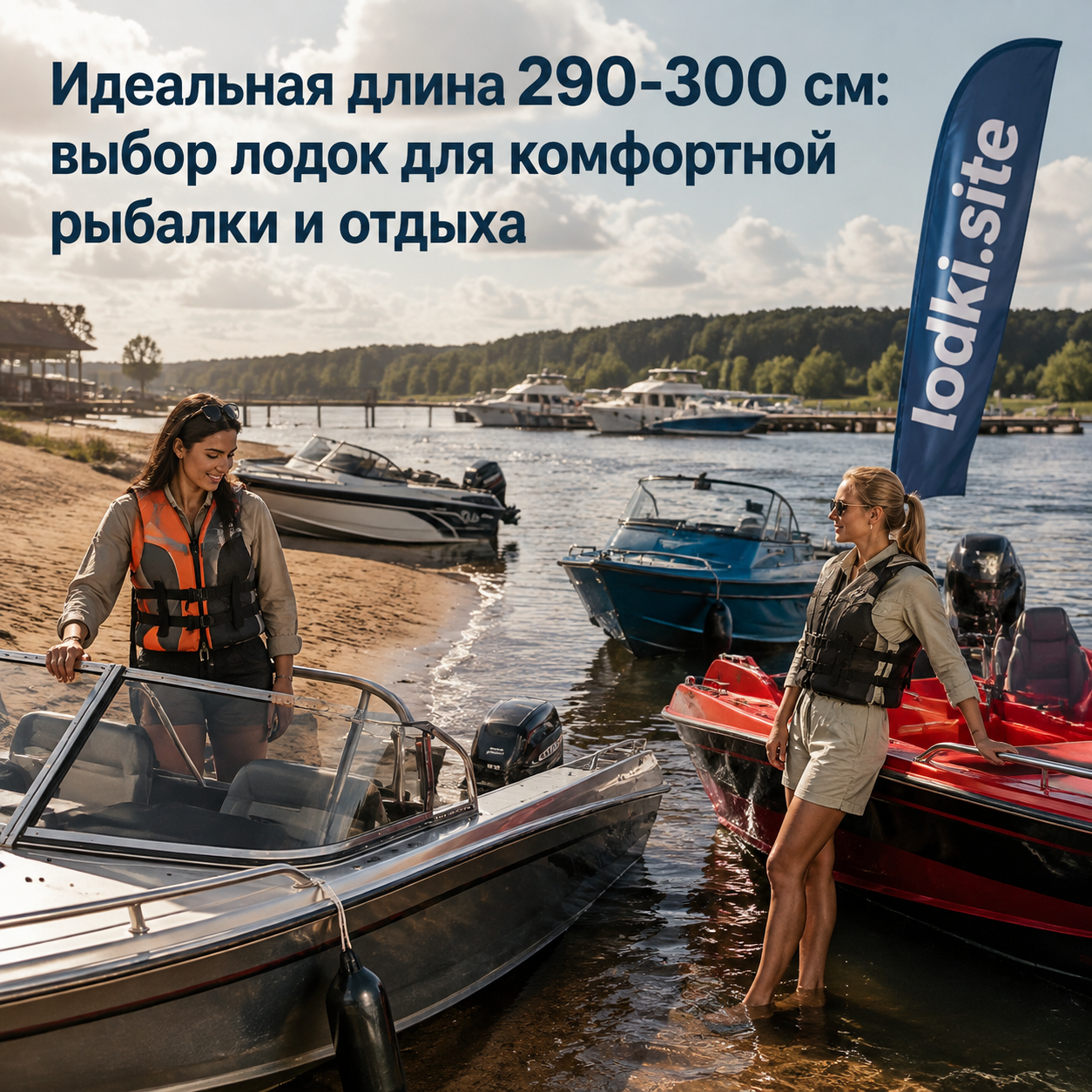 Идеальная длина 290-300 см: выбор лодок для комфортной рыбалки и отдыха