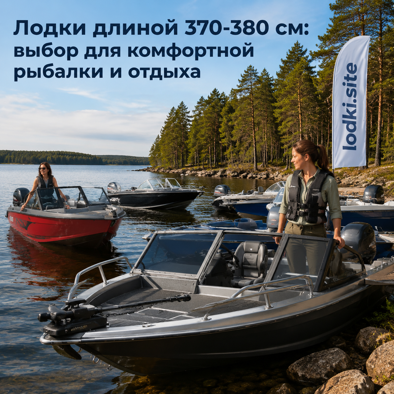 Лодки длиной 370-380 см: выбор для комфортной рыбалки и отдыха