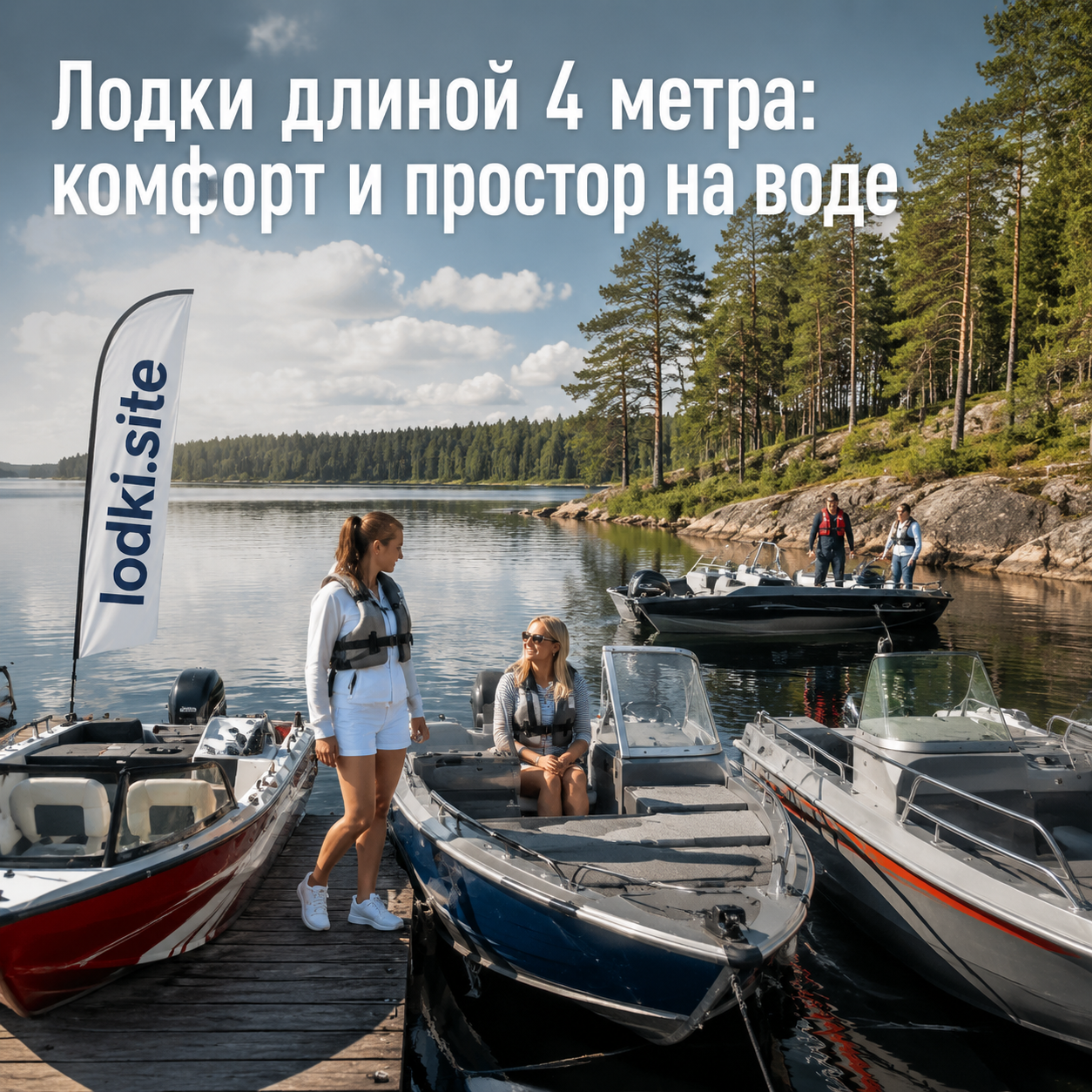 Лодки длиной 4 метра: комфорт и простор на воде