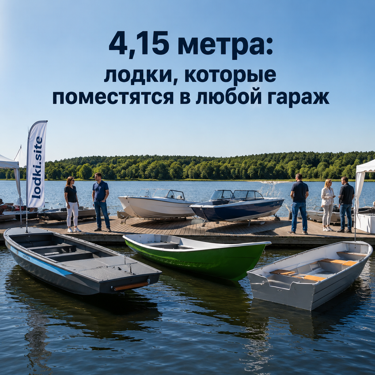 4,15 метра: лодки, которые поместятся в любой гараж