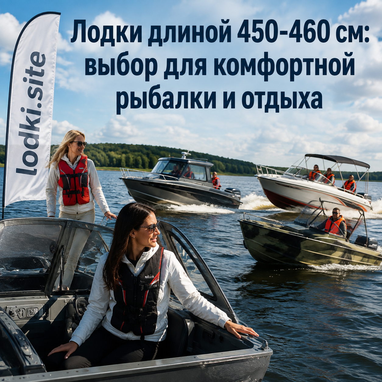 Лодки длиной 450-460 см: выбор для комфортной рыбалки и отдыха