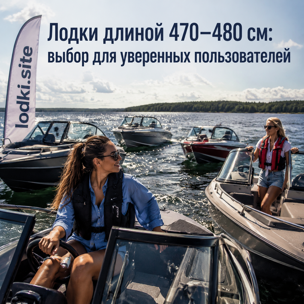 Лодки длиной 470-480 см: выбор для уверенных пользователей